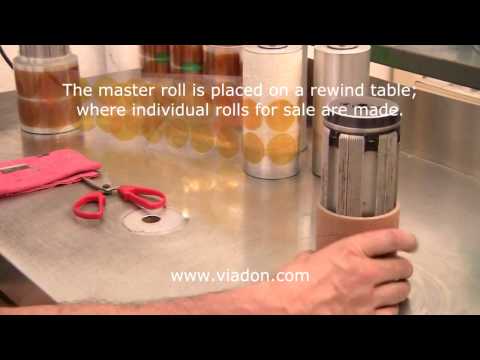 Lead Foil Tape Disks, 5 mils on liner video