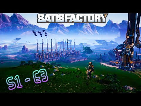 Satisfactory | Setting Up Coal Power/Factory | S1 - E3