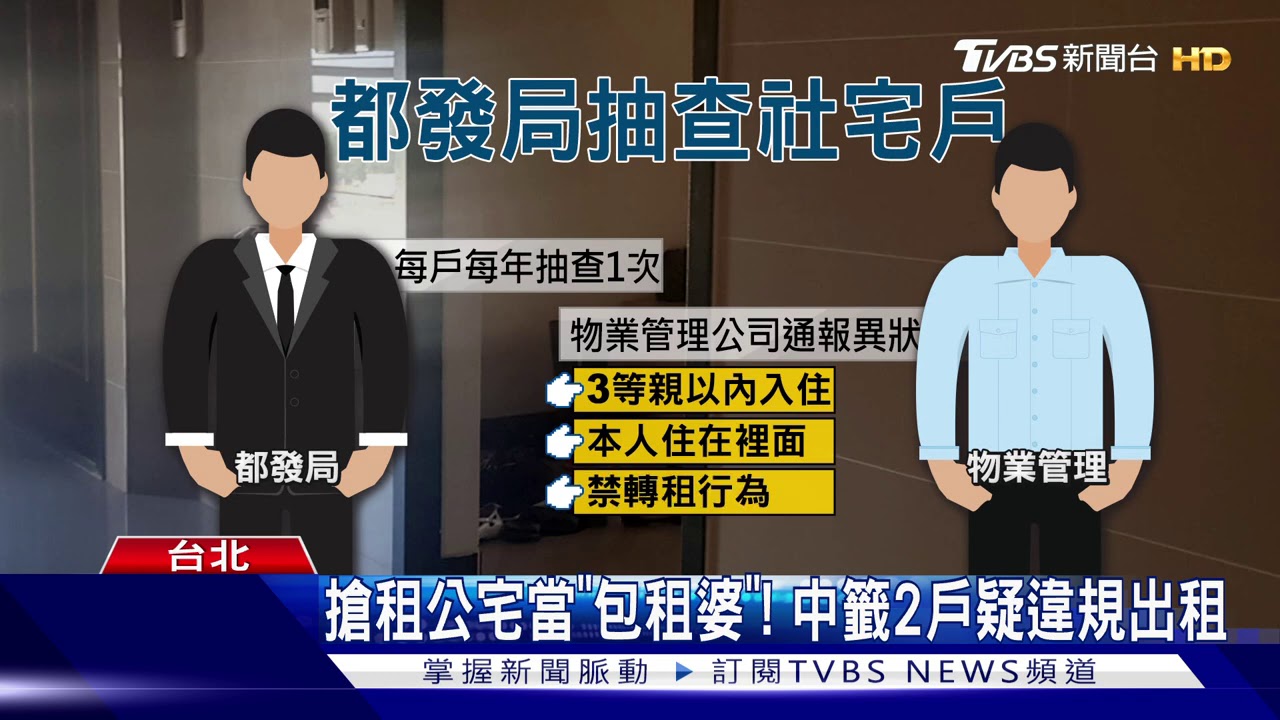 遭控「公宅房東」抽中2戶 剛入住就涉轉租