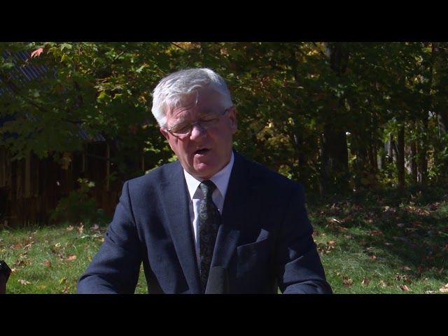 Conférence de presse – Candidature de Jean Fortin aux élections municipales