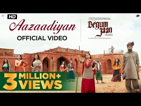 Aazaadiyan | Begum Jaan | Sonu Nigam | Rahat Fateh Ali Khan | Anu Malik | Vidya Balan