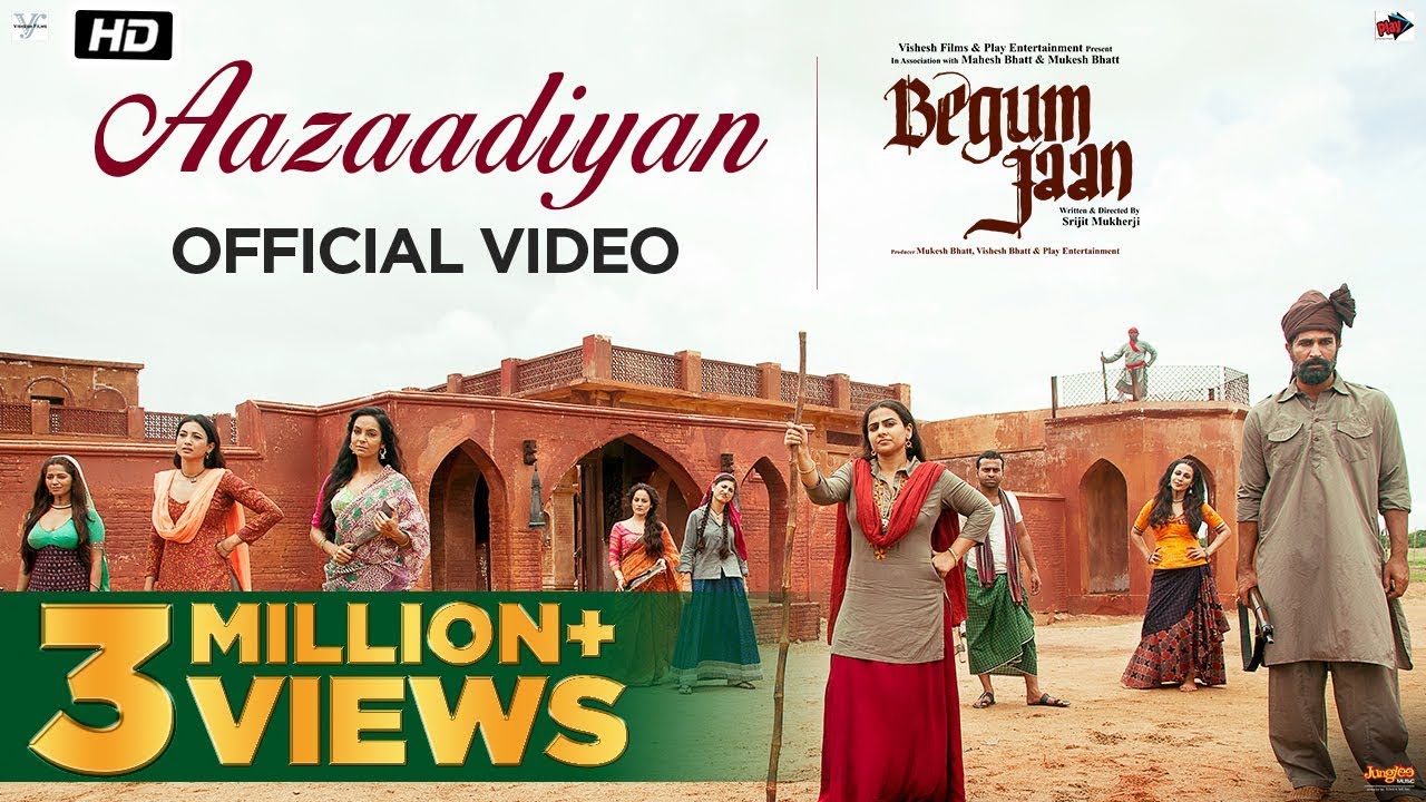 Aazaadiyan Lyrics  | Begum Jaan | Rahat Fateh Ali Khan, Sonu Nigam | Anu Malik