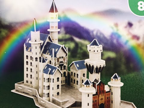 3d puzzle. Классный 3D замок собрали