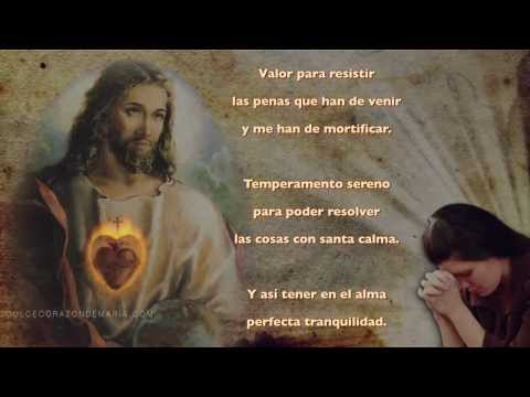 Oración al Sagrado Corazón de Jesús ♡