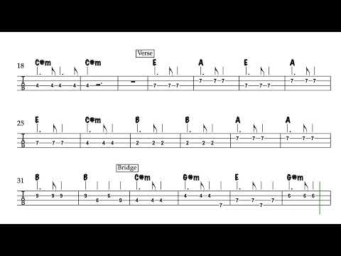 There's a Place - The Beatles bass tab