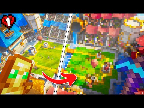 I Built Clash Royale in Minecraft!