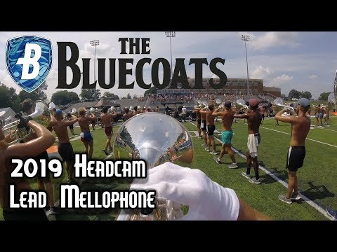 The BLUECOATS | 2019 Bluecoats - Lead Mellophone Headcam