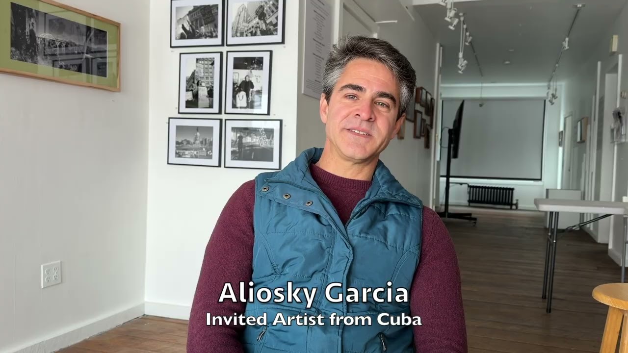Aliosky Garcia  and the Printmaking Workshop