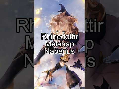 rhinedottir melahap naberius | genshin impact #genshinimpact #shorts