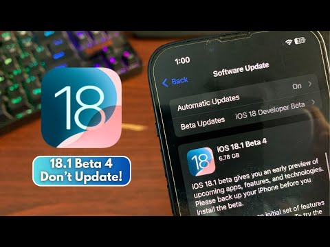 iOS 18.1 Beta 4 is OUT - Should You Update?