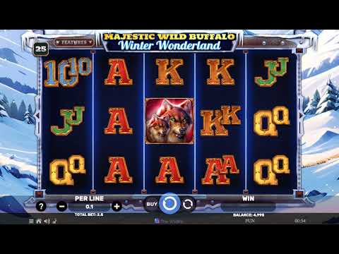 Majestic Wild Buffalo - Winter Wonderland – Video Gameplay