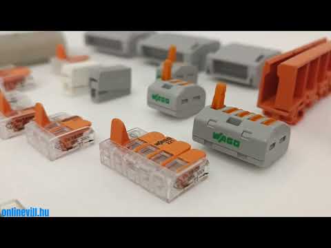 Wago sorkapcsok -  Minden amit a Wagókról tudni kell - Réz és alu vezetékekhez-  onlinevill hu