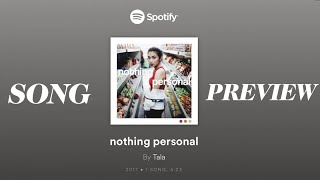 TALA - nothing personal (Offcial Song Preview)