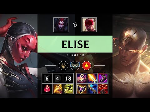 Elise Jungle vs Lee Sin - VN Challenger Patch 25.13