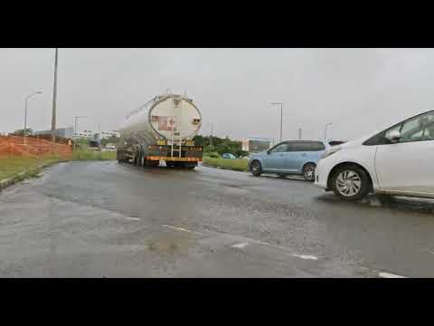 Driving in Mauritius -  From Grand Baie to MRU airport - Part  2