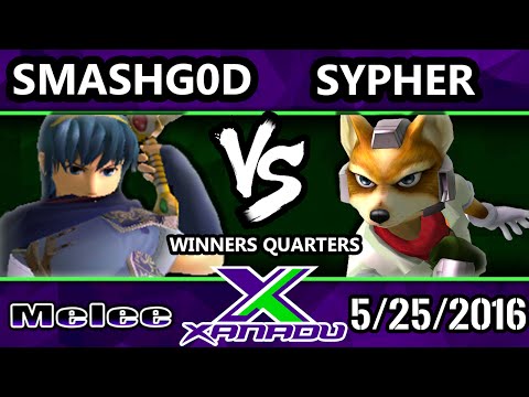 S@X 151 SSBM Winners Quarters - SmashG0D (Fox) Vs. Sypher (Fox)