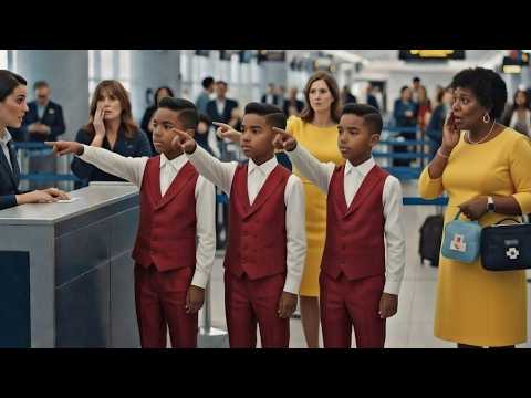 Gate Agent Ignored Black Family’s Medical Crisis — 8-Year-Old Billionaire Triplets Bought the Plane