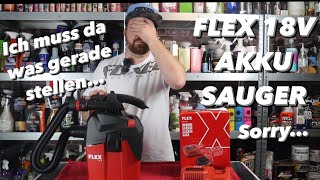 FLEX VC 6 L MC 18.0 Akku Kompaktsauger - Ich muss da mal was gerade stellen!!! 10% RABATTCODE!!