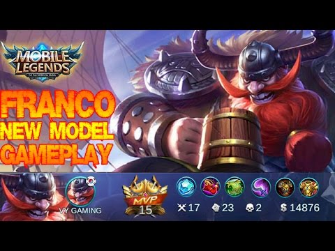 Mobile Legends - [REPLAY] FRANCO New Model Gameplay and Builds [MVP] Update 1.1.72
