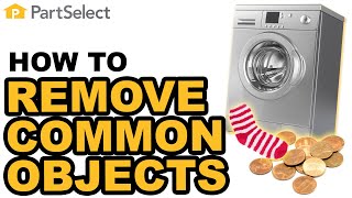 Washer Eating Socks? How to Remove Common Items From Your Front Load Washer | PartSelect.com