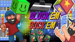 Block Em Sock Em Atari 7800 Homebrew Review
