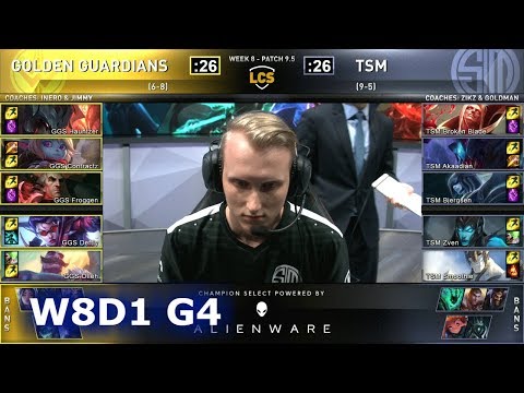 TSM vs GGS | S9 LCS Spring 2019 Week 8 Day 1 | Golden Guardians vs TSM W8D1