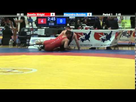 86 KG R16 - Quentin Wright (NLWC) vs. Alexandru Buzulan (Moldova)