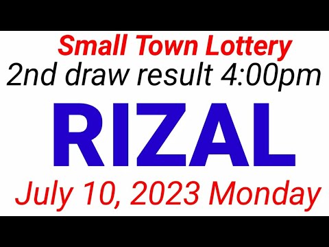 STL - RIZAL July 10, 2023 2ND DRAW RESULT