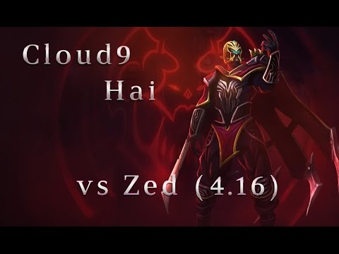 C9 Hai Talon MID vs Zed in Korea Season 4 (4.16) League of Legends SoloQ