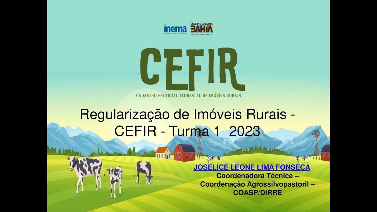 Regularização de Imóveis Rurais - CEFIR - Aula 1