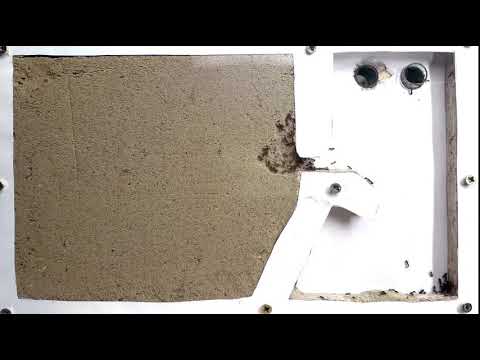 Sand Ant Farm. Time lapse In 5 Days