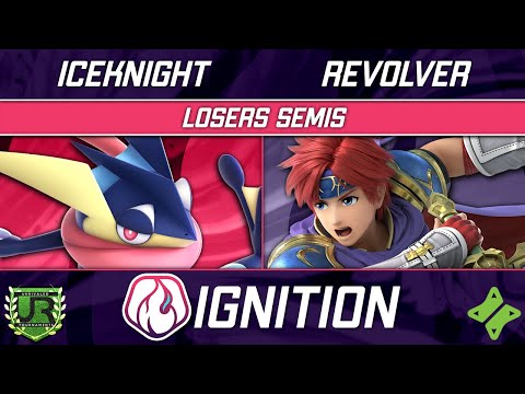 IceKnight (Greninja) vs Revolver (Roy) - Ignition 298 LOSERS SEMIS