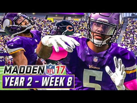 REDEMPTION FOR TEDDY? - Madden 17 Vikings Franchise Mode Year 2 - Week 8 vs Bears | Ep.29