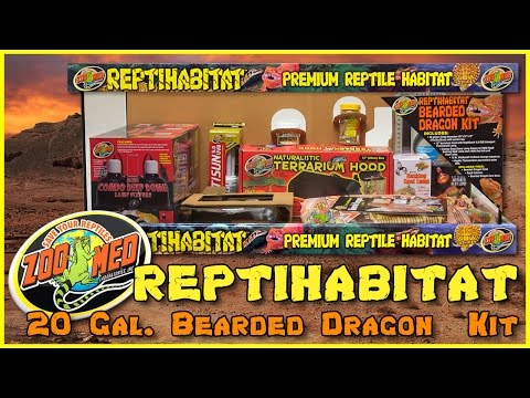 Zoo Med 20 Gallon ReptiHabitat™ Bearded Dragon Kit