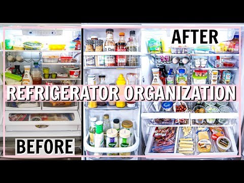 REFRIGERATOR ORGANIZATION IDEAS! Video