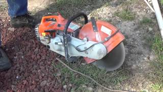 preview picture of video 'Mound City Auctions, Stihl TS 400 Concrete Saw sold 27, 2014 Auction'