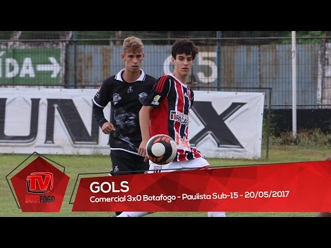 GOLS: Comercial 3x0 Botafogo - Paulista Sub-15 - 20/05/2017