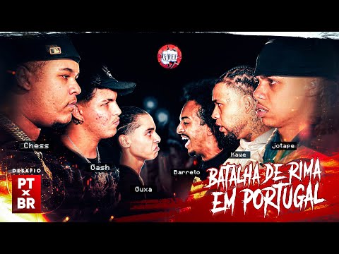 Jotape, Kawe e Barreto – Batalha de Rima em Portugal |  (Final - PT x BR – Lisboa)