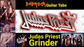 Grinder - Judas Priest - Guitar + Bass TABS Lesson
