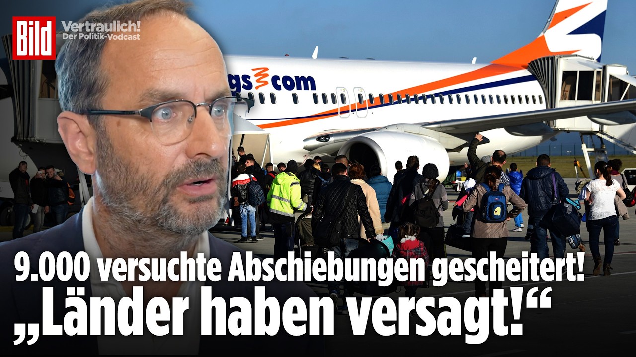 Gescheiterte Abschiebungen: 250.000 Ausreisepflichtige immer noch in Deutschland | Vertraulich