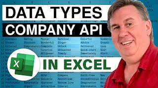 Wow! Excel Custom Data Types From JavaScript API - 2451