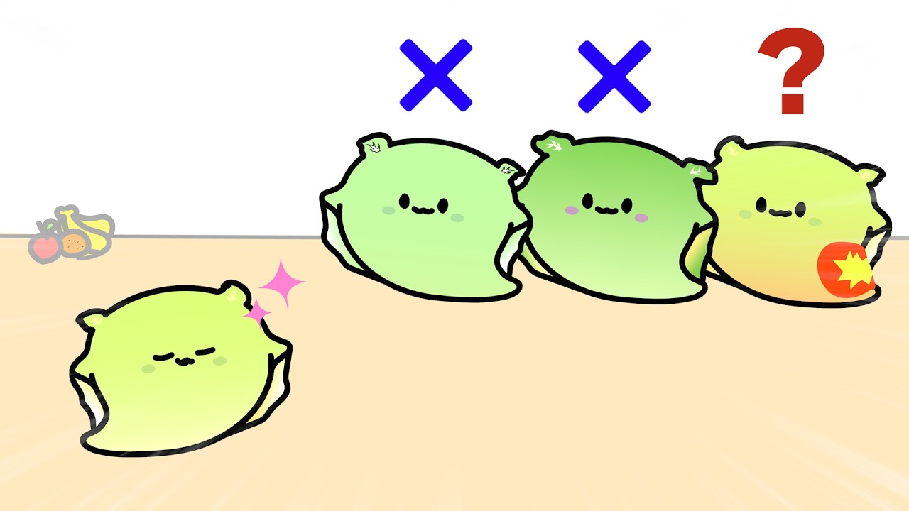 騙されたら負け！スーパーでも分別する分別キャベツ【アニメ】【リズム】