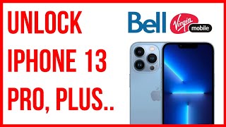 Unlock iPhone 13, 13 mini, 13 Pro, 13 Pro Max Bell Virgin Canada for Free