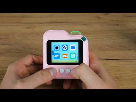 Детский фотоаппарат-принтер C 66626 + термобумага (2 цвета)