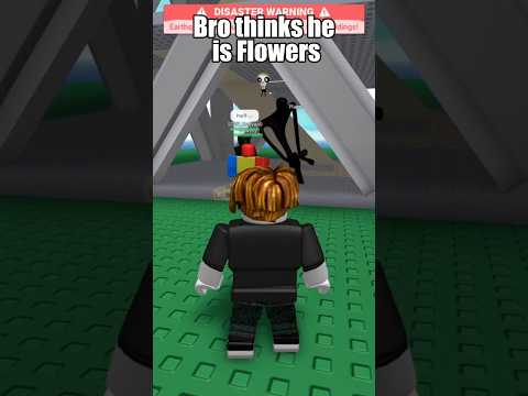 Bro can easily be stunned 😭 #forsaken #naturaldisastersurvival #roblox #flowers