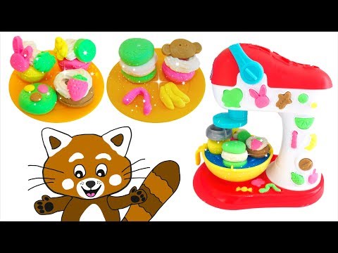 Pukkins bakar kakor i en rolig kakmaskinen - Lek och lär med trolldeg på vår barnkanal