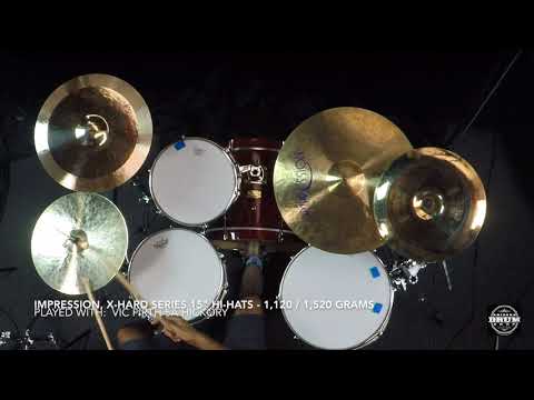Impression Cymbals, 15" X-HARD Hi Hats - 1,120g / 1,520g
