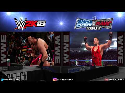 WWE 2K18 vs.WWE SVR 2007 | Rob Van Dam Entrance + Player Model Comparison! What's More Accurate?