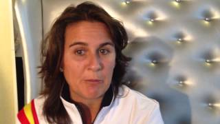 2015 ROU v ESP: Conchita Martinez (ESP), viernes