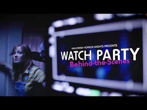 Behind-the-Scenes of the Halloween Horror Nights TV Spot "Watch Party"